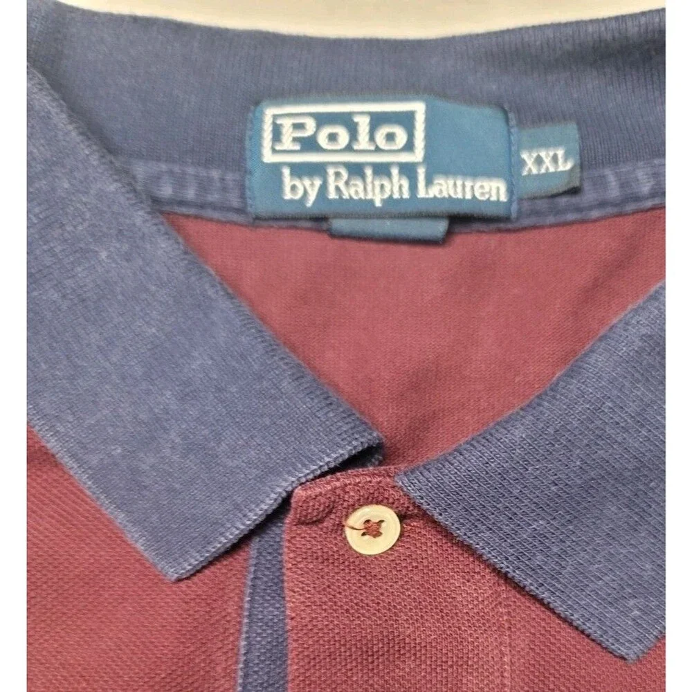 Vintage Polo Ralph Lauren XXL  Rugby Shirt Men’s Cup Team Crest #4